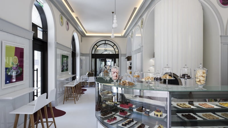 Regent hotel with gourmet food counter