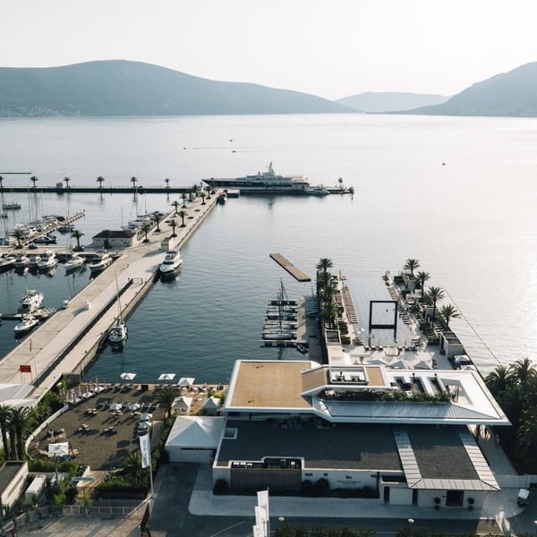 Yacht Club in Tivat in Porto Montenegro