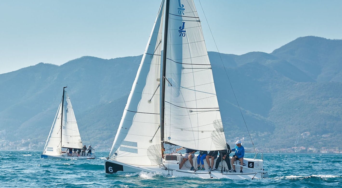 Sailing boats on the water