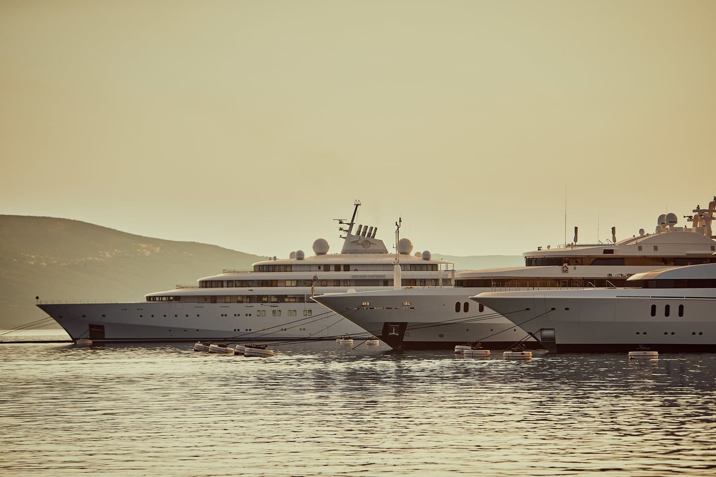 Superyachts in Porto Montenegro Marina