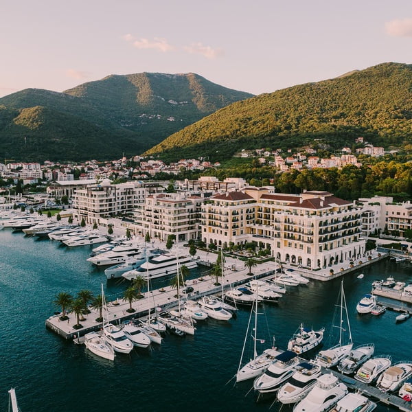 Regent hotel in Porto Montenegro