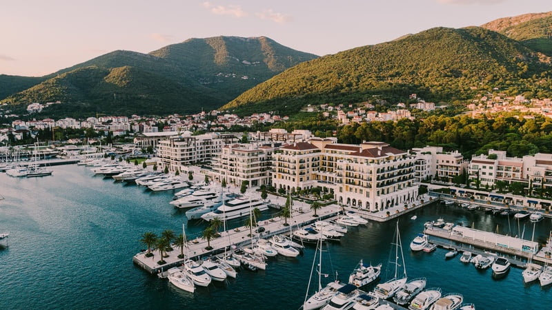 Regent hotel in Porto Montenegro