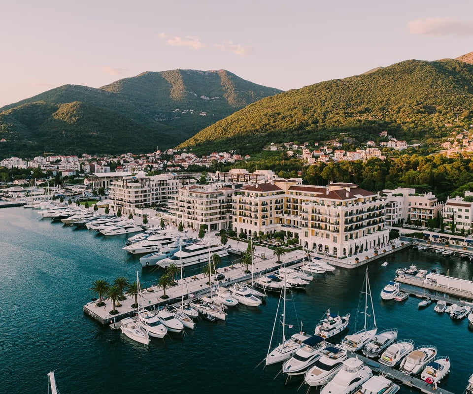 Regent hotel in Porto Montenegro