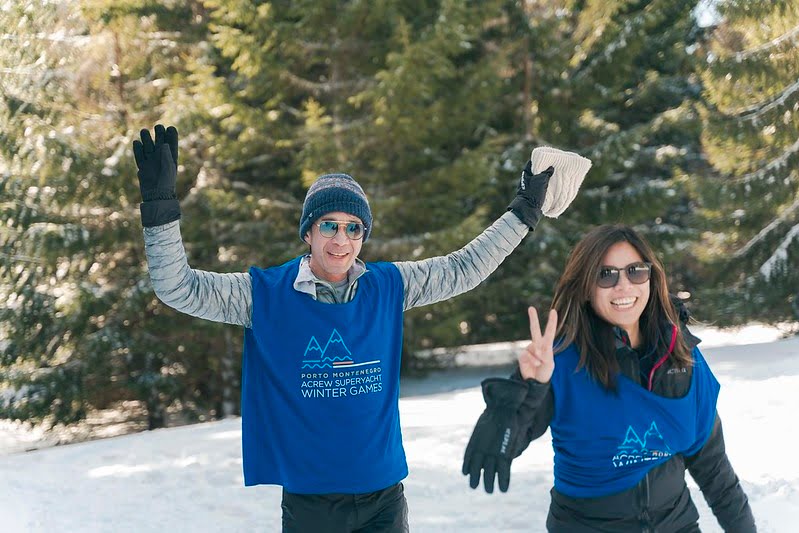 Couple on the snow