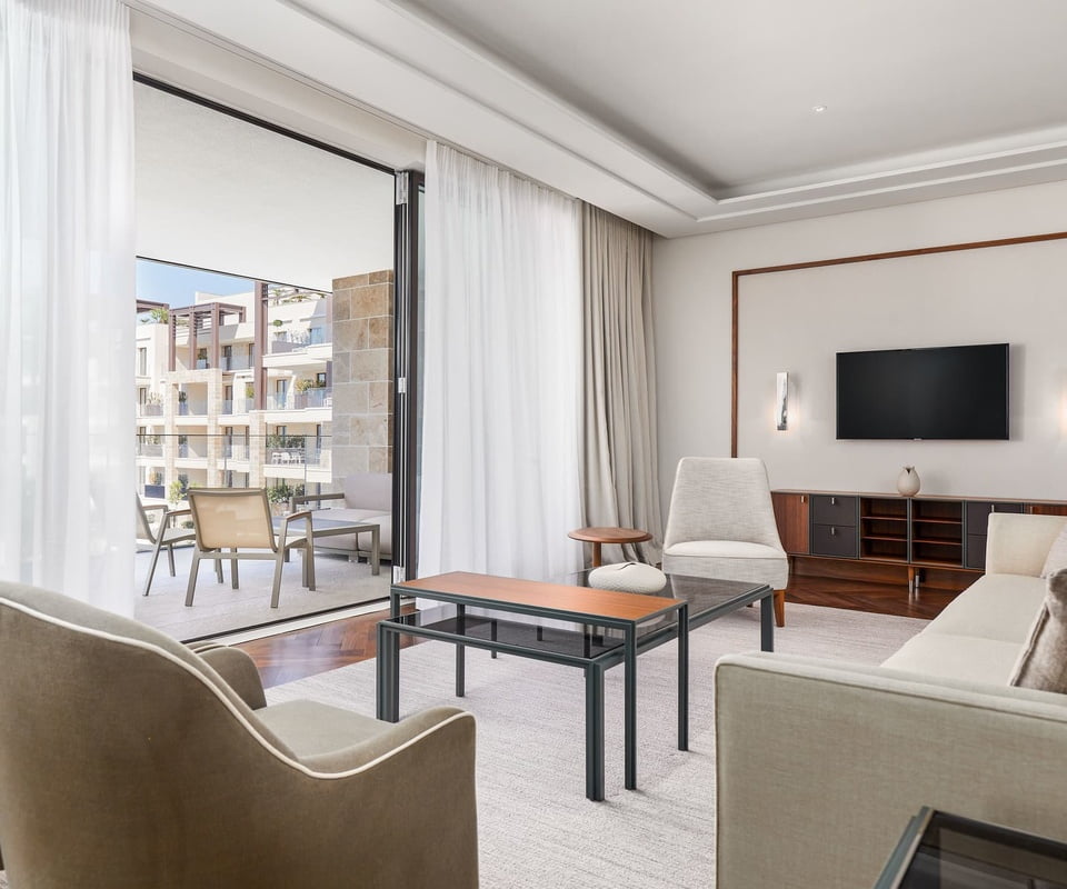 Lounge of a two bedroom apartment
