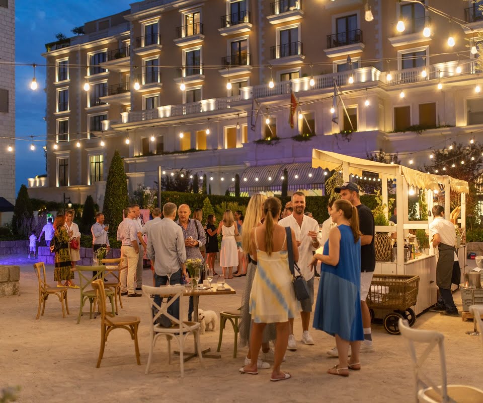 Outdoor event at Porto Montenegro