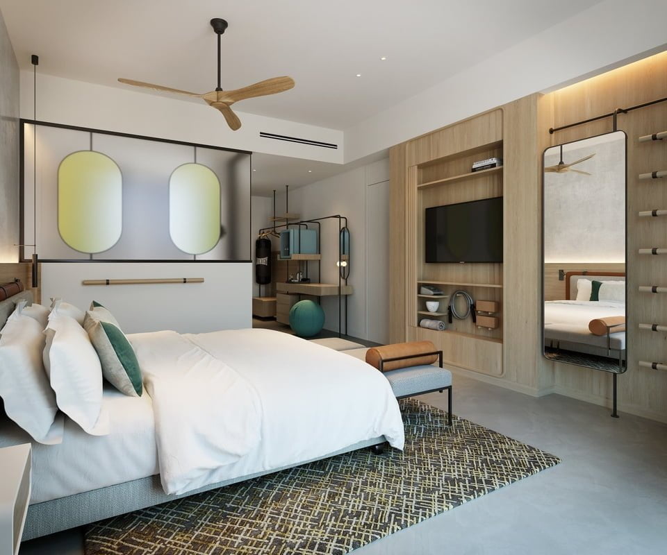 Bedroom in SIRO Residences