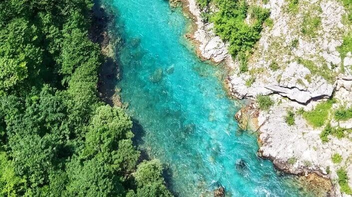 Blue river
