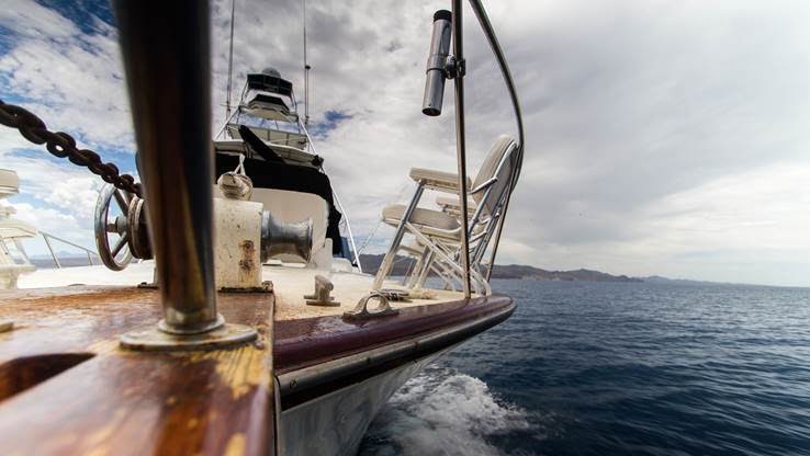 A side of the boat.