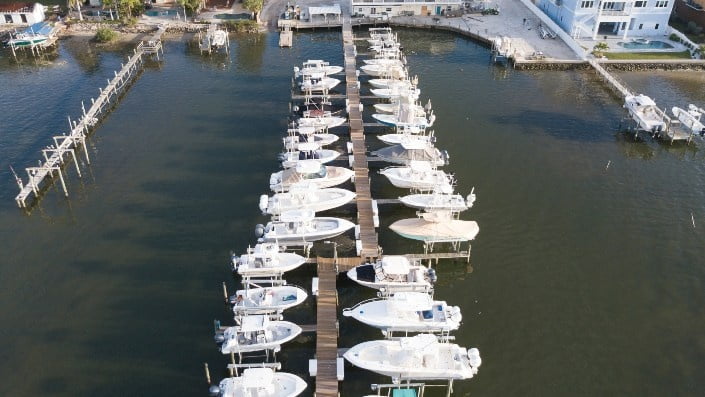 Boats mooring
