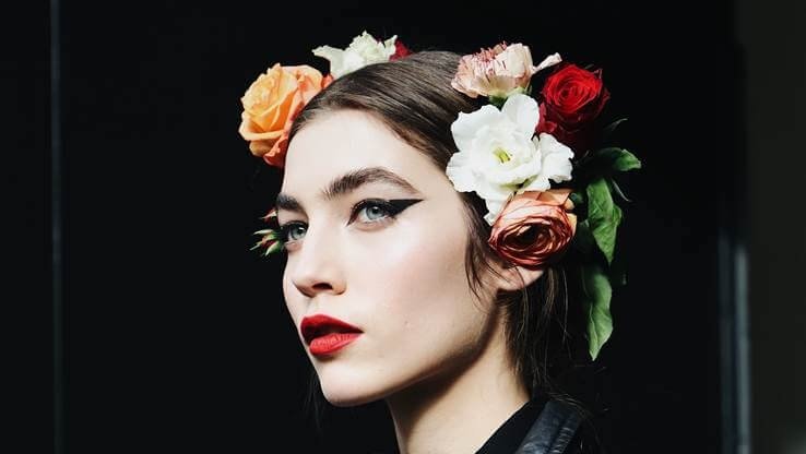 Model on a show.