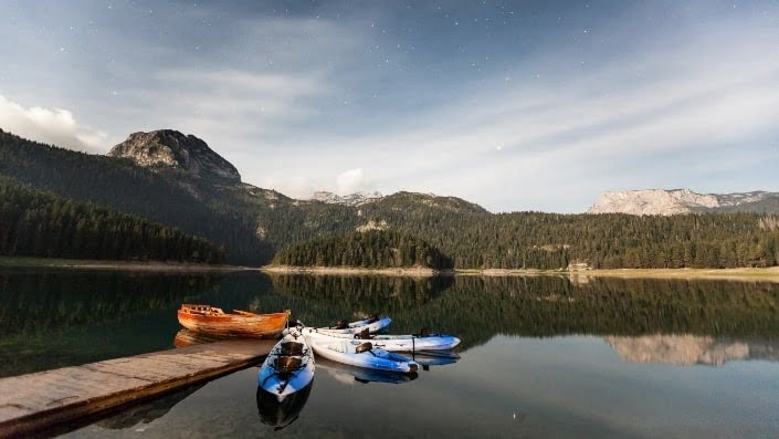 Lake and forest