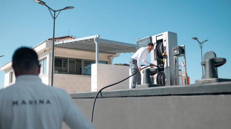 marine fuel station