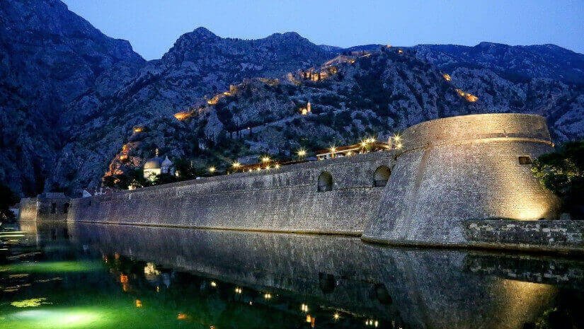 pogled na stari grad u Kotoru