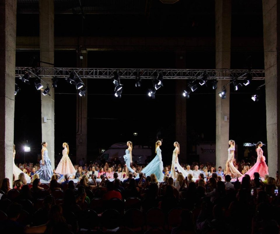 Girls on the catwalk