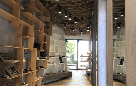 Fashion store inside look