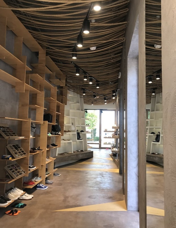 Fashion store inside look
