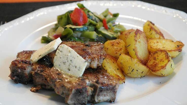 Lamb potato dish