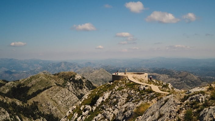 Top of the mountain