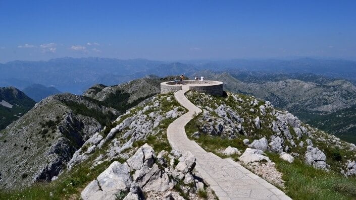 Path leading towards the mausoleum