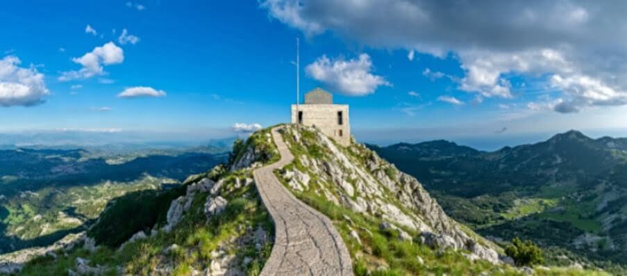 Njegos mausoleum viewpoint
