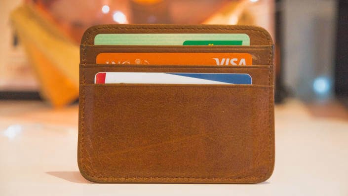 Novcanik pregrade kartice visa