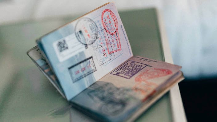 Passport european stamp