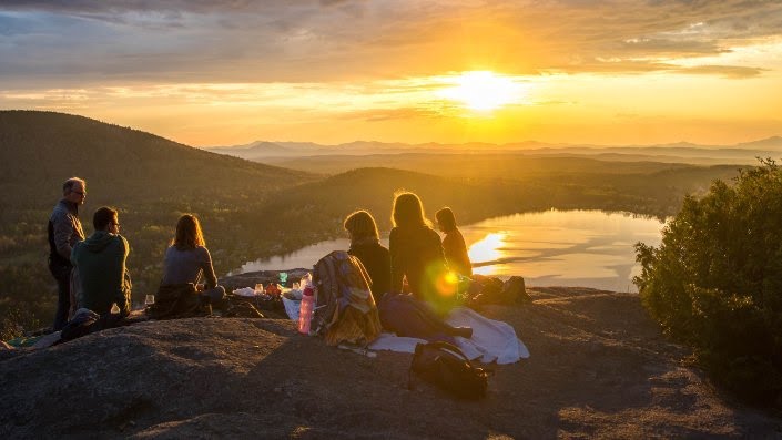 people at mountain top