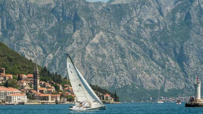 Sailing in Porto Montenegro, with luxurious marina facilities and amenities offering an exceptional experience on the water.