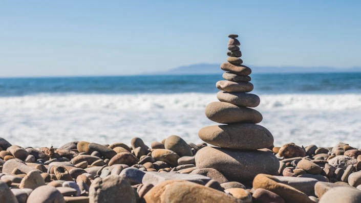 stones by the sea