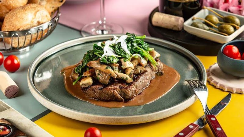 Steak with vegetables