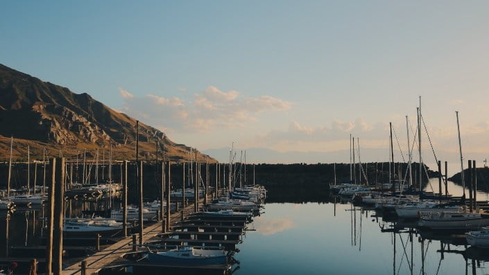 Boats mooring